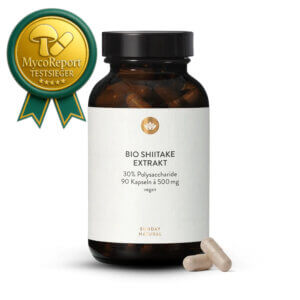 Shiitake Kapseln Testsieger Sunday Natural Bio