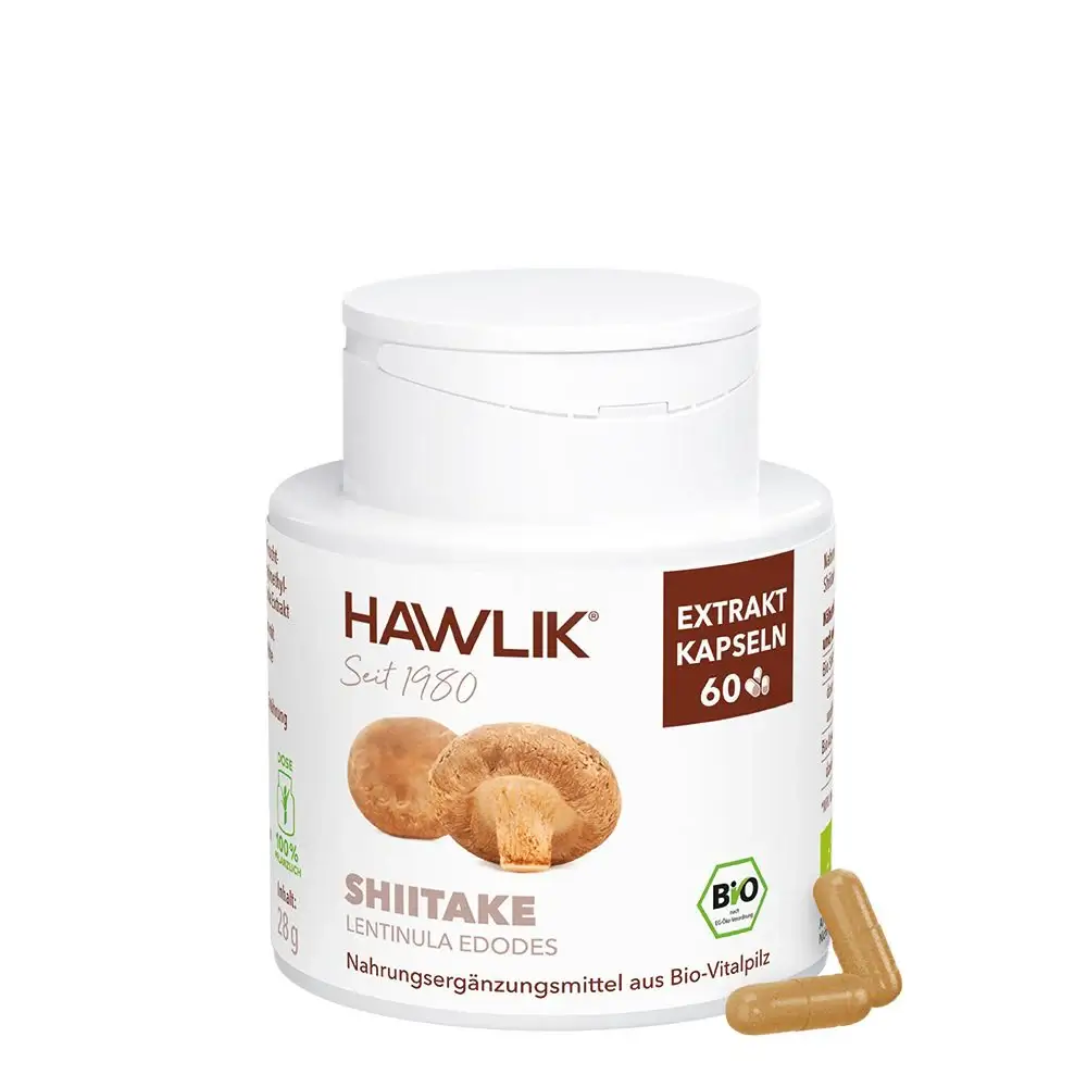 Hawlik Bio Shiitake Extrakt Kapseln