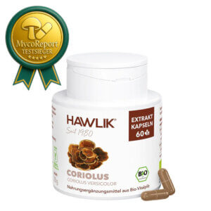 Hawlik Bio Coriolus Extrakt Kapseln Testsieger